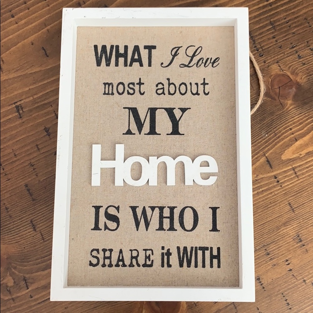 Home Decor Sign